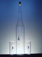 Flasche mit Gläser 1098